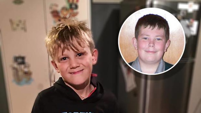 Hunter MacIntosh, main image, was stabbed to death by babysitter Daniel Cameron last year. Photo / Supplied