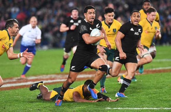 Last year's Bledisloe Cup match. (Photo / Photosport0