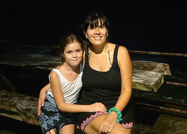 Carolina Zalazar and her daughter, Martina. Photo / Supplied