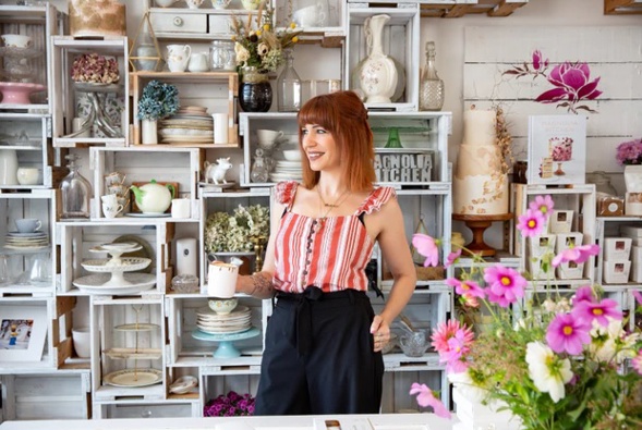 Bets Gee of sweet treat maker Magnolia Kitchen says she's received death threats for staying open as an essential business. File photo / Babiche Martens