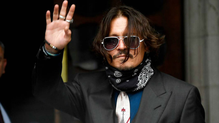 Depp is in court to defend himself against a newspaper article labelling him a 'wife beater'. (Photo / AP)