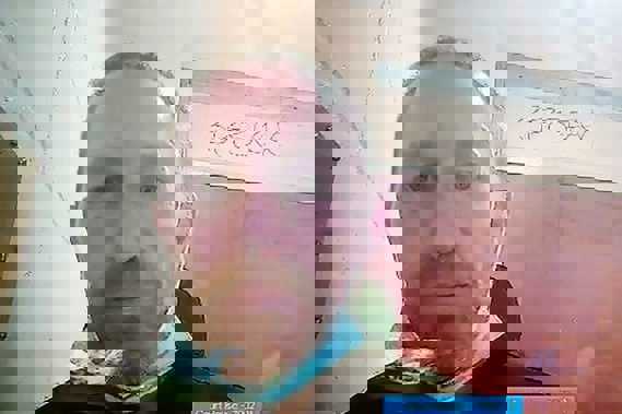 Martin McVicar appearing via audio visual link at the Hamilton District Court after allegedly leaving isolation from a Hamilton hotel. Photo / Christine Cornege