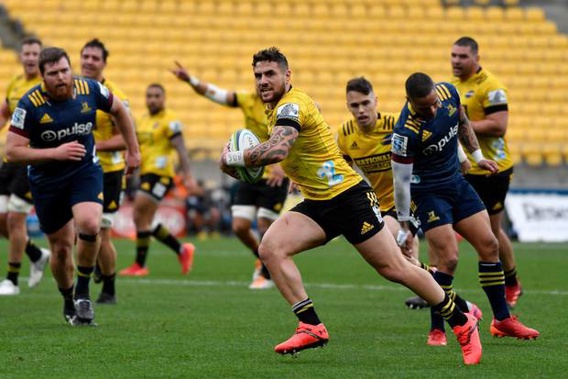 TJ Perenara scored for the Hurricanes. Photo / Getty