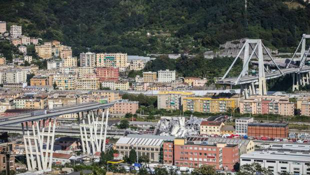 Genoa Bridge. (Photo / AP)