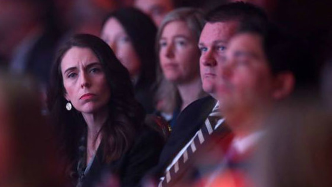 Prime Minister Jacinda Ardern attends the NZ-China Business Summit in Auckland. Photo / Getty Images