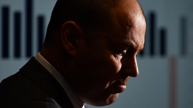 Treasurer Josh Frydenberg deliver his economic update. Picture: Sam Mooy/Getty ImagesSource:Getty Images