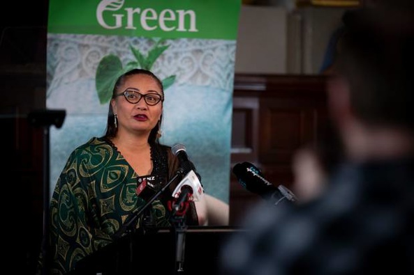 Green Party co-leader Marama Davidson says Covid-19 means Aotearoa could re-imagine itself. Photo / Dean Purcell