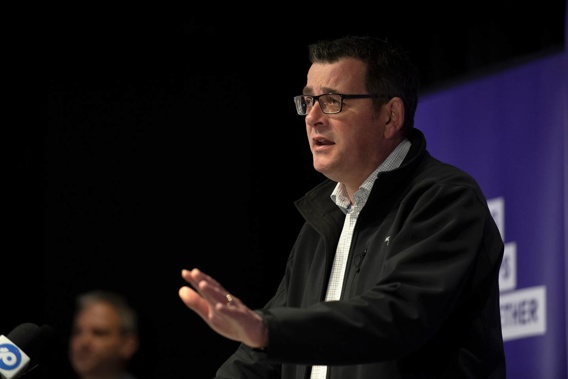 Victorian Premier Daniel Andrews speaks to the media during a press conference in Melbourne. (Photo / AP)
