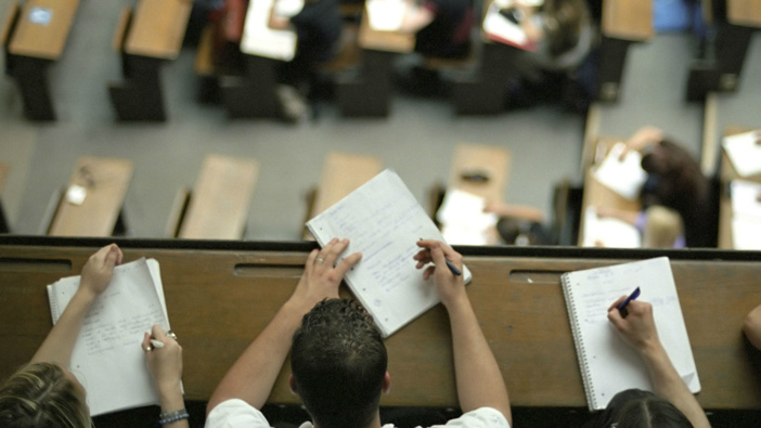 University students in an exam. (Photo / File)