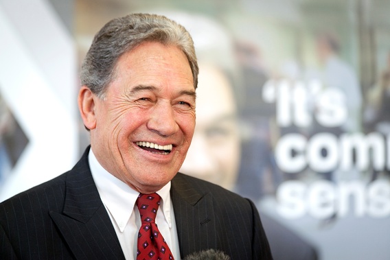 NZ First leader, Winston Peters on the campaign trail ahead of his return to Parliament.