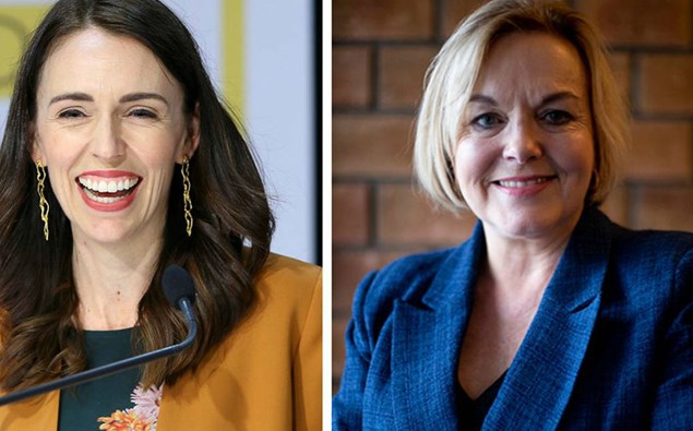 Jacinda Ardern and Judith Collins. (Photo / NZ Herald)