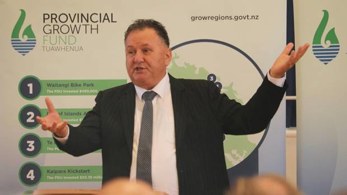 On Tuesday Shane Jones released figures about jobs linked to the Provincial Growth Fund which were questioned by economists and the Opposition. (Photo / Peter de Graaf)