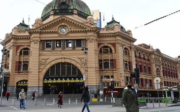 Victoria lockdown. (Photo / AAP)