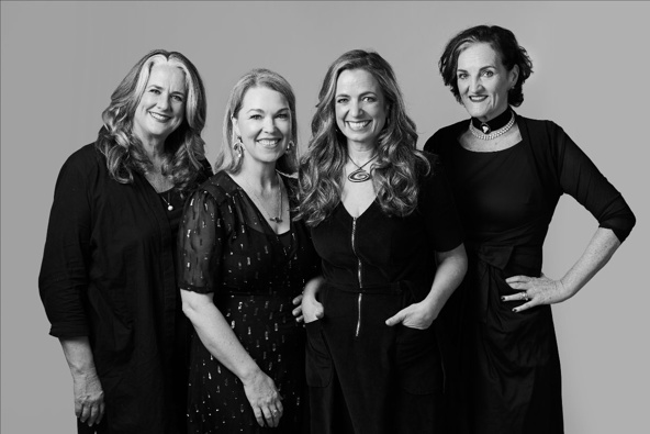 Editors Wendyl Nissen, Vanessa Marshall, Sido Kitchin, Sarah-Kate Lynch. (Photo / Supplied)