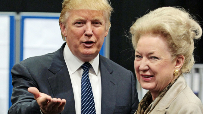 President Donald Trump and his sister Maryanne. (Photo / Getty)