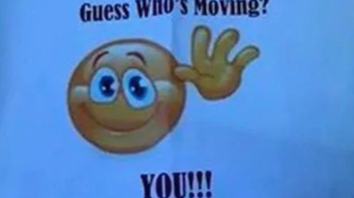 The note featured an emoji smiley face many viewed as a particularly heartless touch. Photo / Facebook