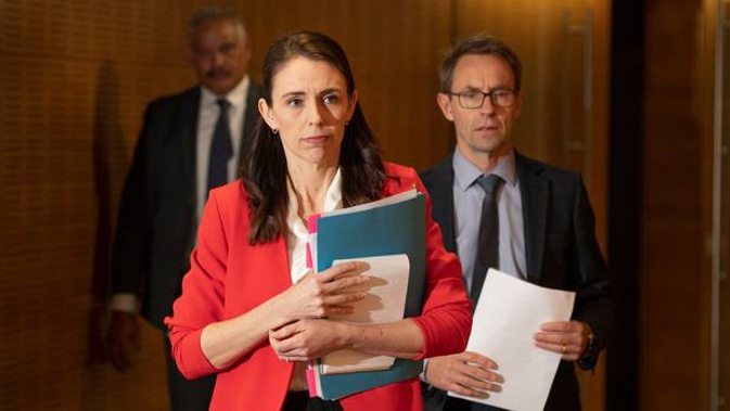 Prime Minister Jacinda Ardern said she was told about the incorrect messaging late this morning and made it clear it needed to be fixed. Photo / Mark Mitchell