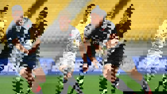 Caleb Clarke of North runs with the ball during the North v South rugby match at Sky Stadium on September 05, 2020 in Wellington, New Zealand. Photo / Getty Images.