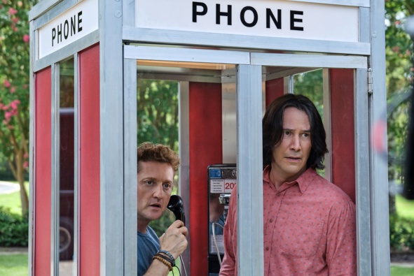 Alex Winter and Keanu Reeves in "Bill & Ted Face the Music." (Photo / File)