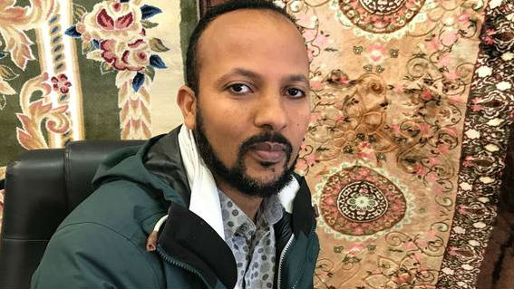 Footage of Wellington Muslim man being abused at work by Christian woman. Video / Nureddin Abdurahman