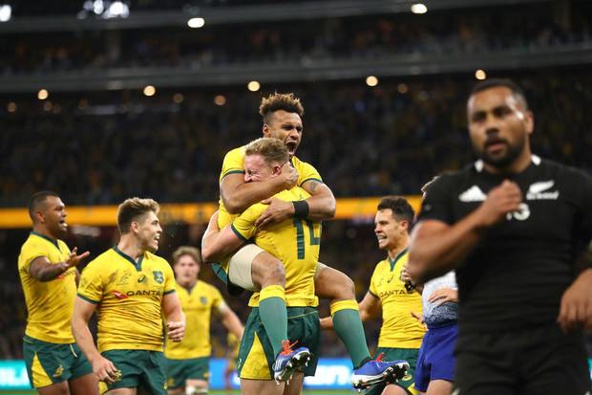Australian rugby had reason to celebrate yesterday after earning hosting rights for the Rugby Championship. Photo / Getty