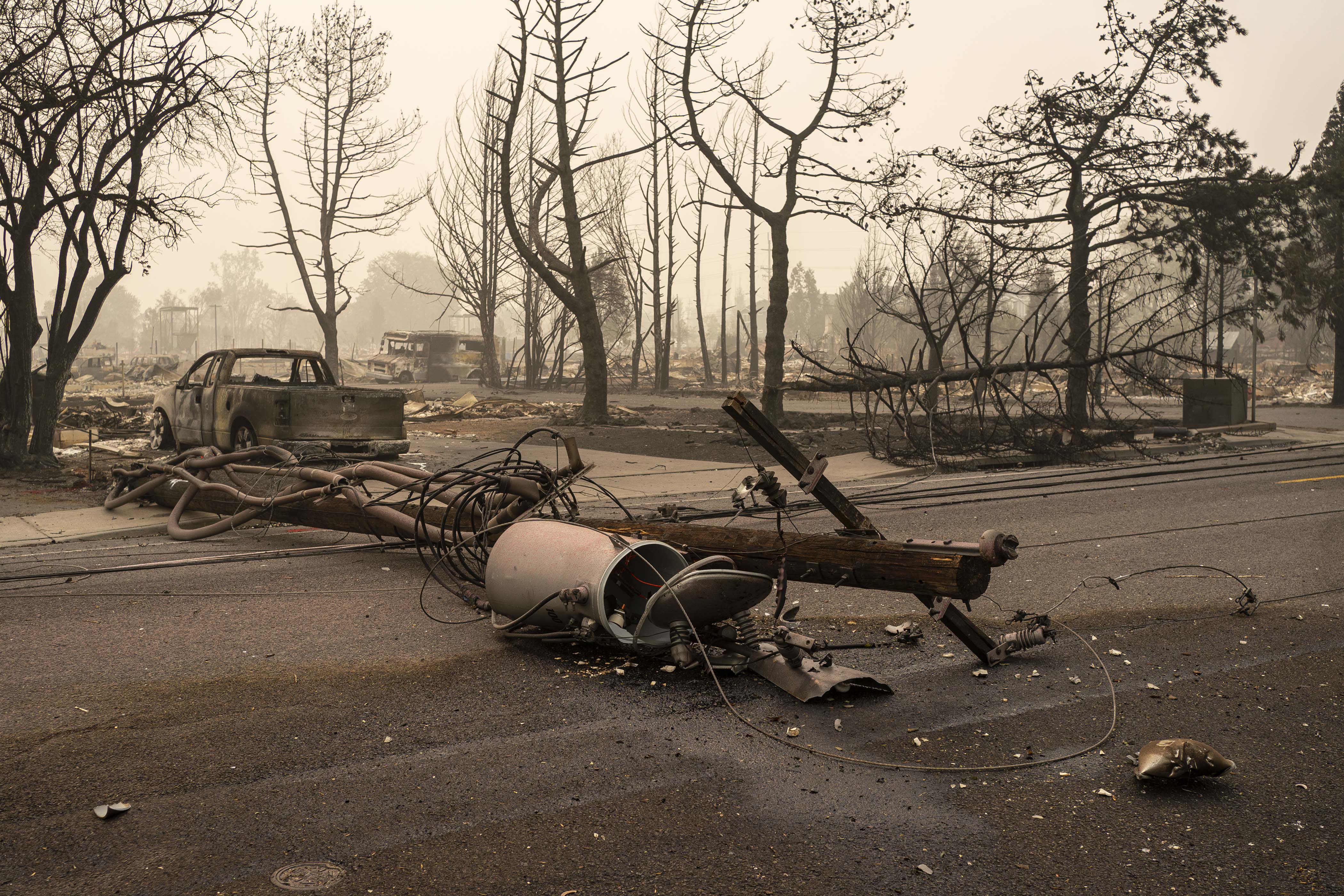Talent, Oregon which has been devastated by wildfires. (Photo / Getty)