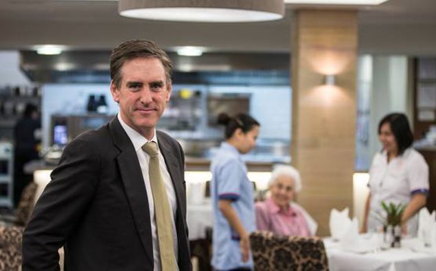 Earl Gasparich of Oceania Healthcare. (Photo / NZ Herald)