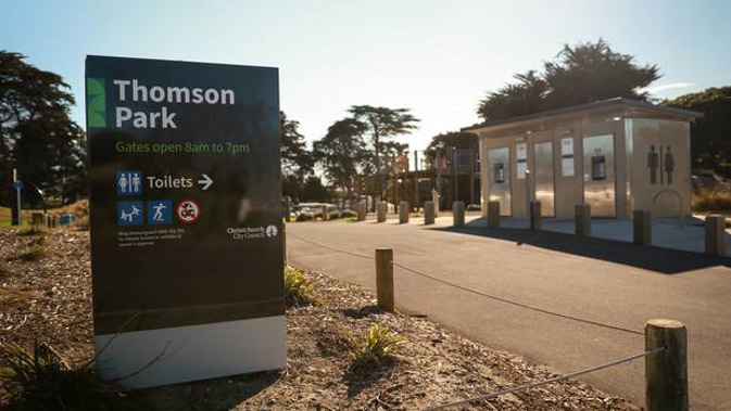 The two boys, aged 12 and 13, were punched repeatedly at Thomson Park in New Brighton. Photo / Logan Church