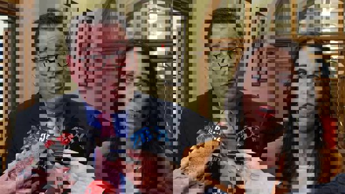 Grant Robertson and Jacinda Ardern. (Photo / File)