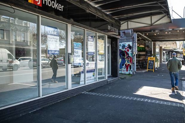 Empty retail stores are growing in Auckland city suburb Ponsonby. Photo / Greg Bowker