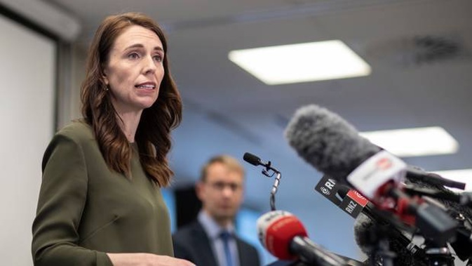 PM Jacinda Ardern and Ashley Bloomfield talk with media on Monday in Auckland about Covid levels and restrictions around New Zealand. Photo / Greg Bowker