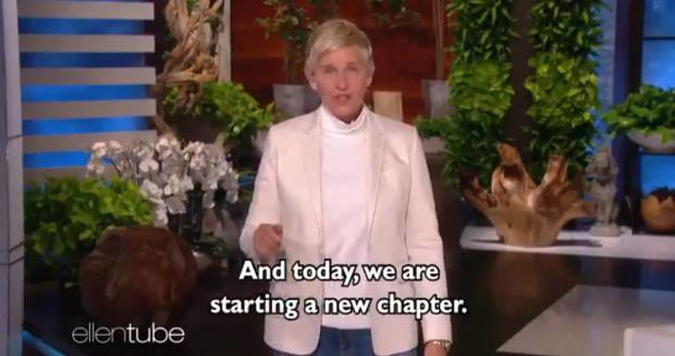 TV star Ellen DeGeneres addresses the recent controversy. Photo / Supplied