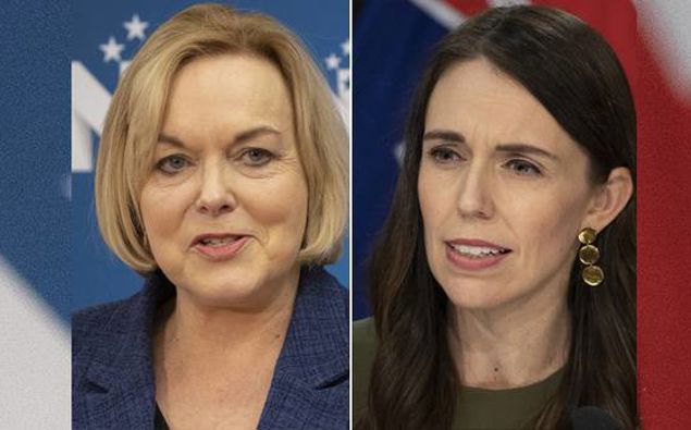 Judith Collins and Jacinda Ardern. (Photo / NZ Herald)