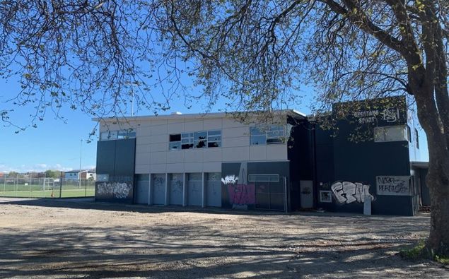 Former Shirley Boys High School campus sports hall