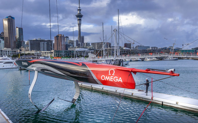 Team New Zealand's AC75/Photosport