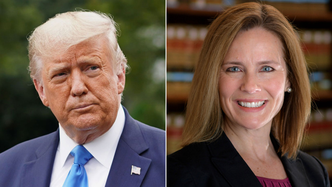 President Donald Trump has nominated Amy Coney Barrett, a conservative federal appeals court judge. (Photo / CNN)
