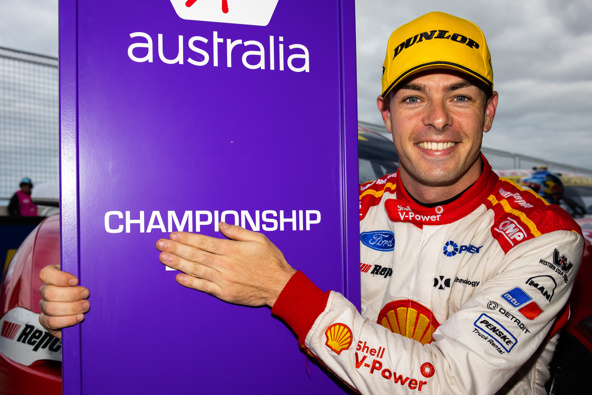 Scott McLaughlin has won the 2020 Supercars driver's championship. (Photo / Getty)