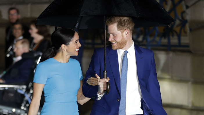 Prince Harry and Meghan Markle. (Photo / AP)
