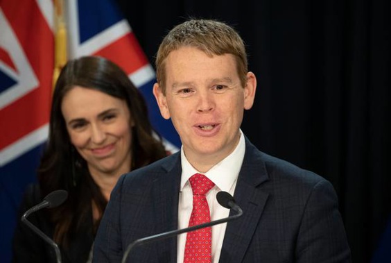 Jacinda Ardern and Chris Hipkins. (Photo / NZ Herald)