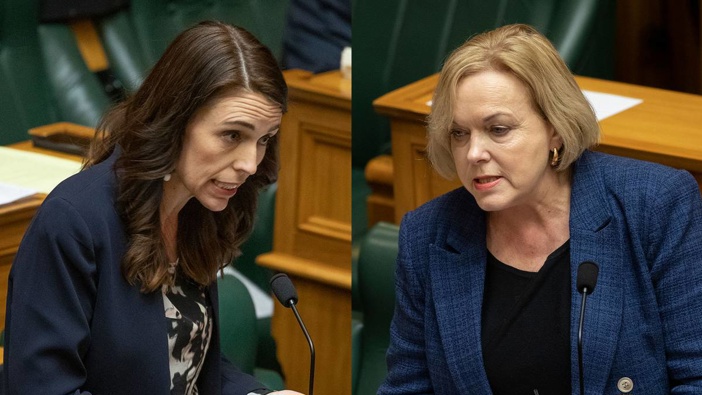 Jacinda Ardern and Judith Collins. (Photo / NZ Herald)