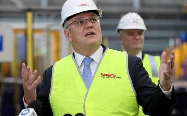 Prime Minister Scott Morrison says the Federal Government is rebuilding Australia’s economy for the future through its JobMaker economic plan. Picture: Kelly Barnes/Getty ImagesSource:Getty Images