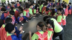 Ormiston Primary School students have been learning in the next-door Ormiston Junior College because there is no space for them in the primary school. Photo / Supplied
