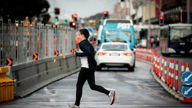 While many of us might not know it, jaywalking is a crime in New Zealand. Photo / Dean Purcell