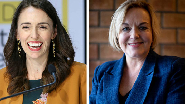 Jacinda Ardern and Judith Collins. (Photo / NZ Herald)