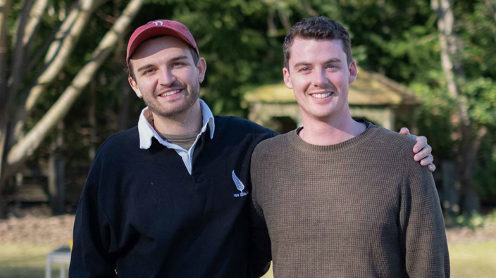Asher Pilbrow (left) and Sam Brough. Photo / Supplied