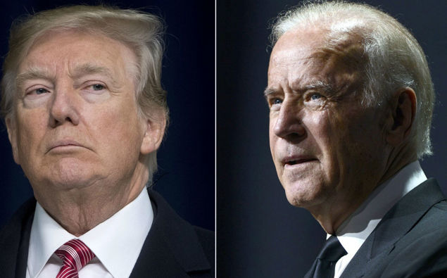 Donald Trump and Joe Biden. (Photo / CNN)