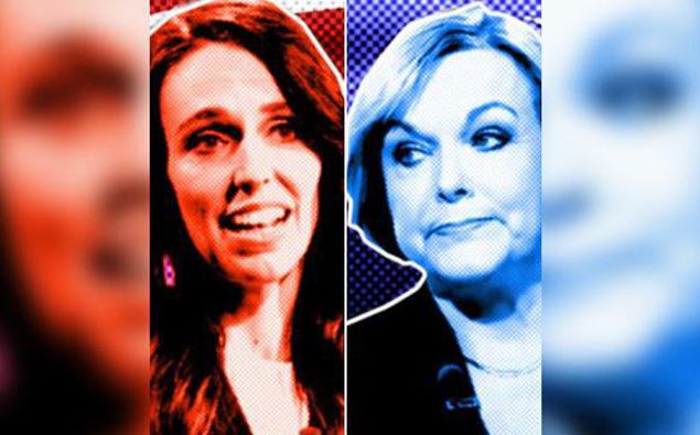Jacinda Ardern and Judith Collins. (Photo / NZ Herald)