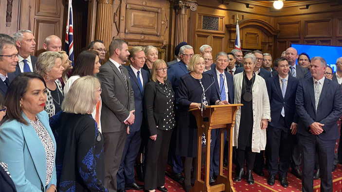 National's caucus. (Photo / File)