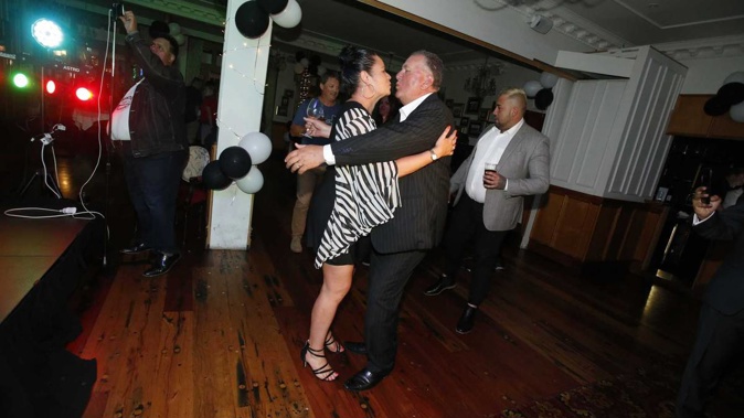 It looks like Shane Jones is partying into the night. (Photo / Herald)