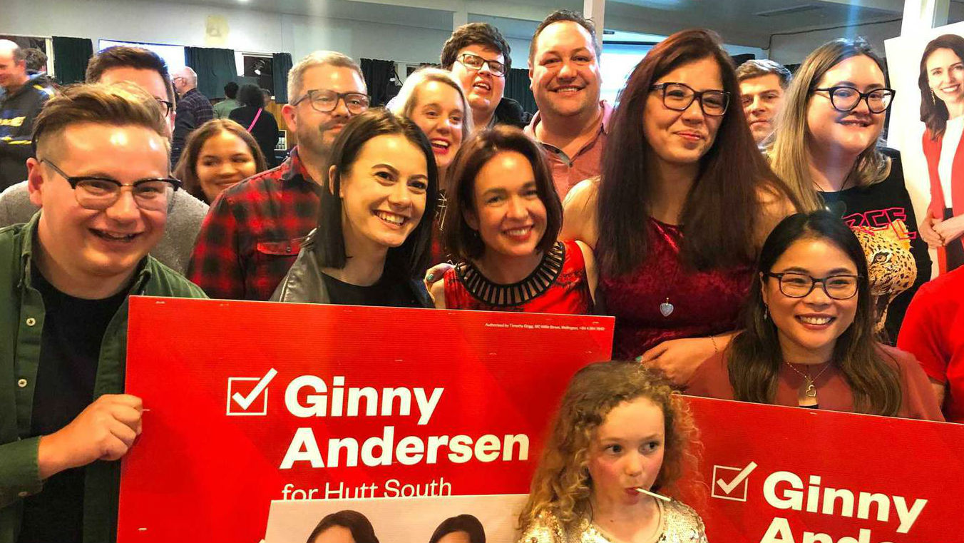 Ginny Anderson took back Hutt South. (Photo / Georgina Campbell)